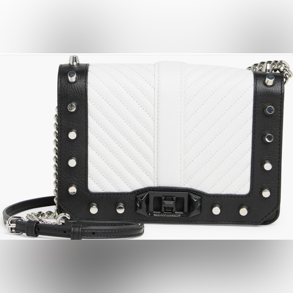 NWT Rebecca Minkoff Small Chevon Love Crossobody Bag